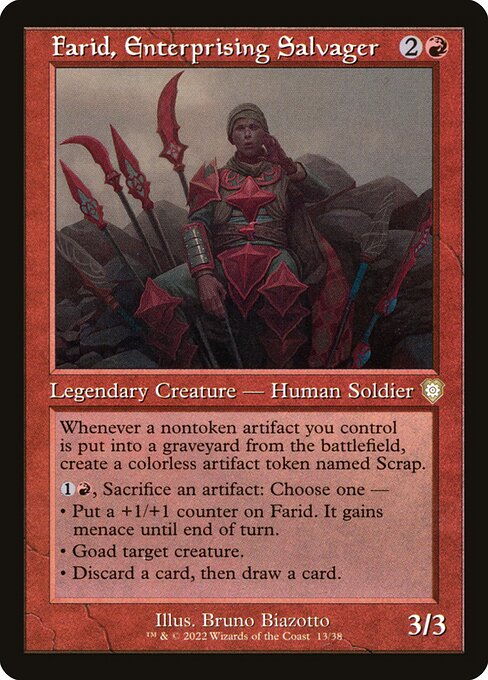 Farid, Enterprising Salvager [The Brothers' War Commander - 13]