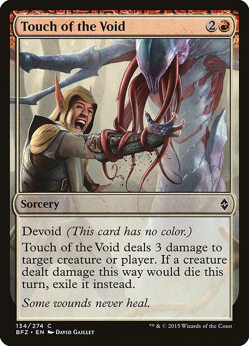Touch of the Void [Battle for Zendikar - 134]