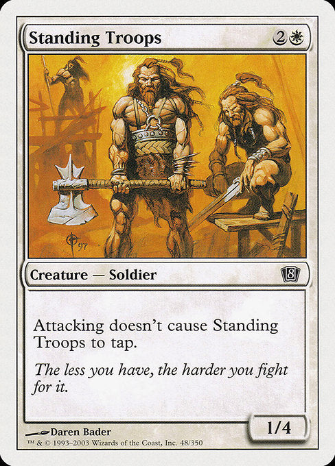 Standing Troops [Eighth Edition - 48]