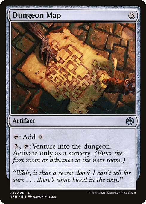 Dungeon Map [Adventures in the Forgotten Realms - 242]