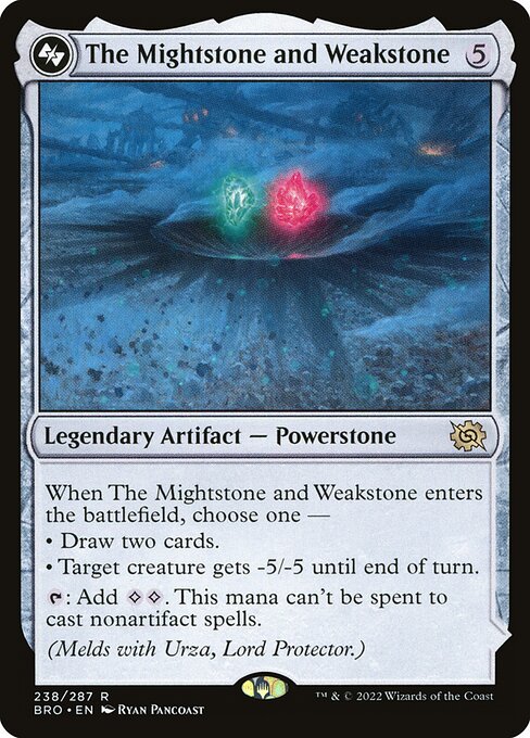 The Mightstone and Weakstone // Urza, Planeswalker [The Brothers' War - 238]