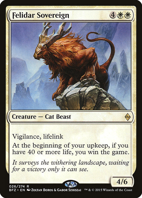 Felidar Sovereign [Battle for Zendikar - 26]