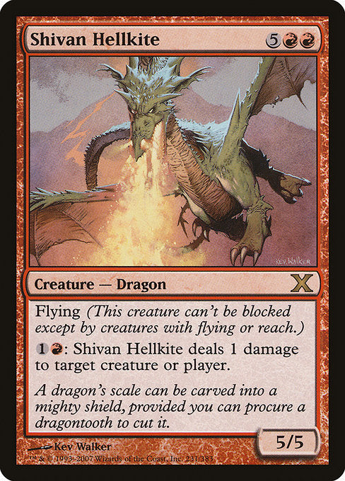 Shivan Hellkite [Tenth Edition - 231]