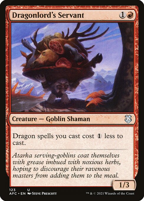 Dragonlord's Servant [Forgotten Realms Commander - 123]