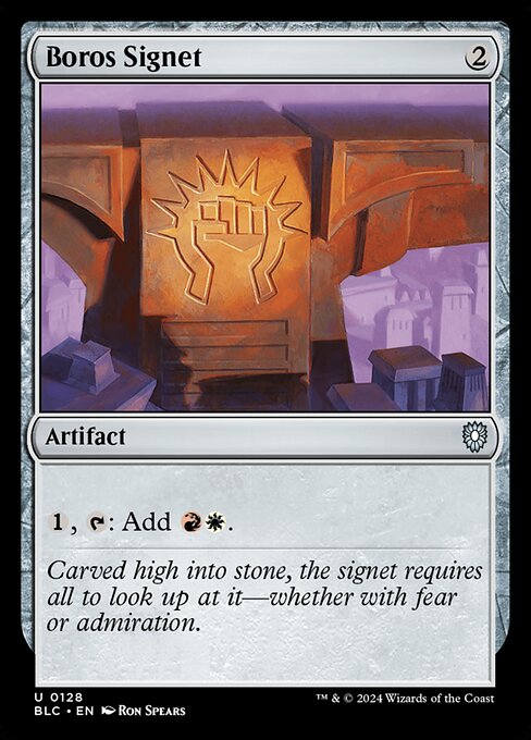 Boros Signet [Bloomburrow Commander - 128]
