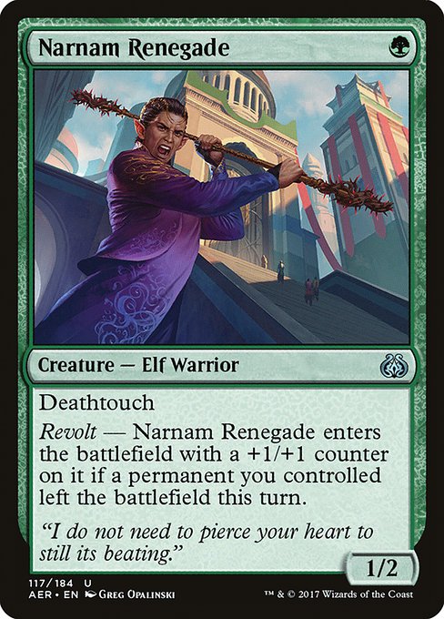 Narnam Renegade [Aether Revolt - 117]