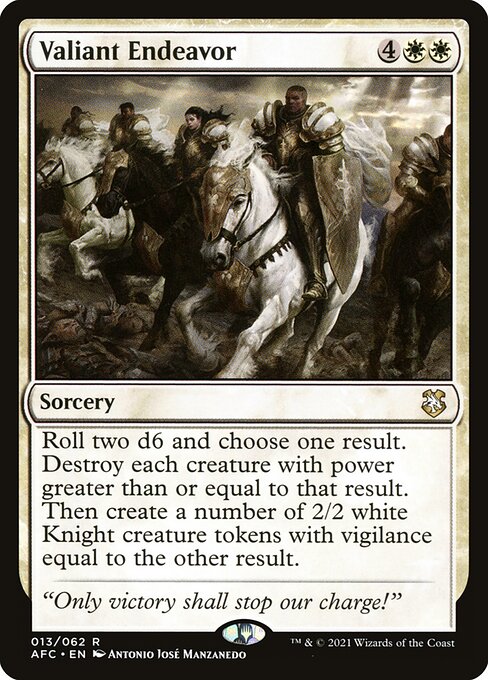 Valiant Endeavor [Forgotten Realms Commander - 13]