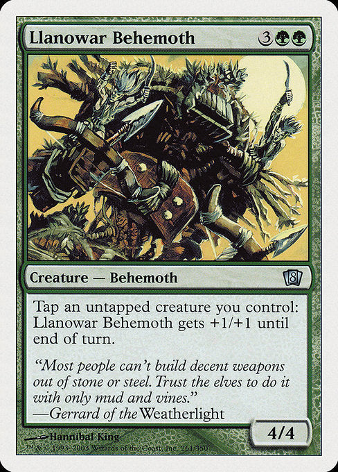 Llanowar Behemoth [Eighth Edition - 261]