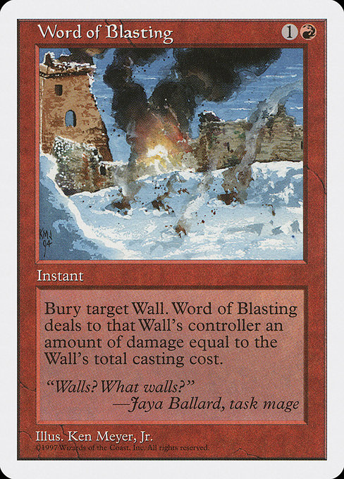 Word of Blasting [Fifth Edition - 276]