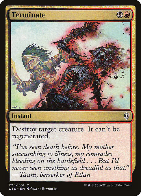 Terminate [Commander 2016 - 225]