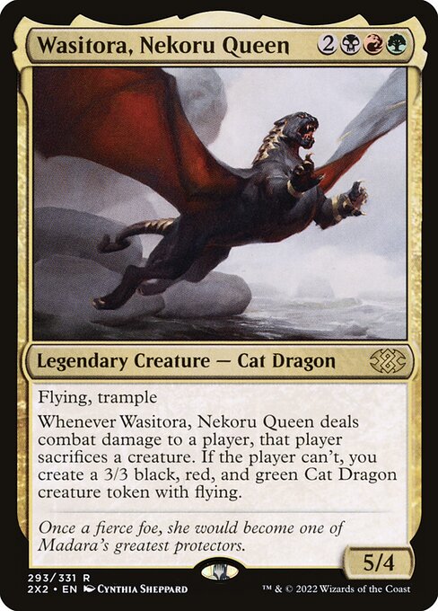 Wasitora, Nekoru Queen [Double Masters 2022 - 293]