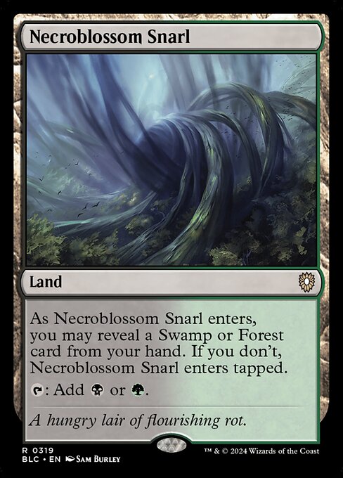 Necroblossom Snarl [Bloomburrow Commander - 319]