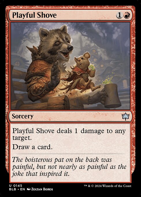 Playful Shove [Bloomburrow - 145]