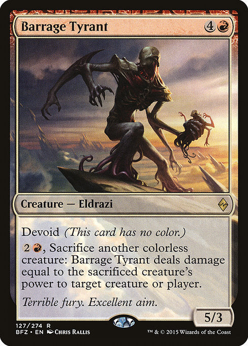 Barrage Tyrant [Battle for Zendikar - 127]