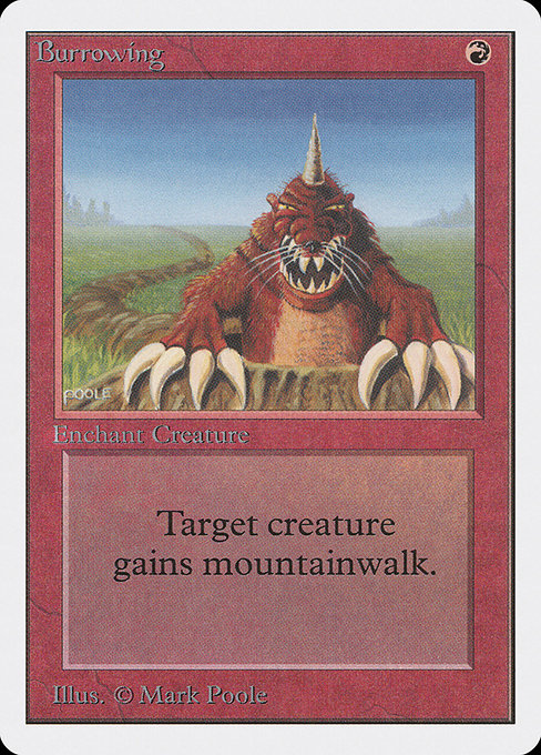 Burrowing [Unlimited Edition - 139]