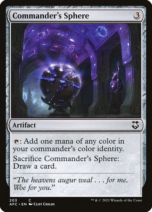 Commander's Sphere [Forgotten Realms Commander - 203]