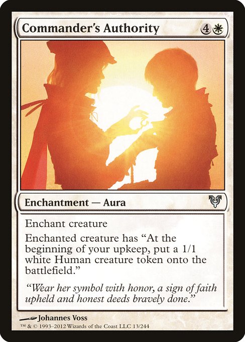 Commander's Authority [Avacyn Restored - 13]