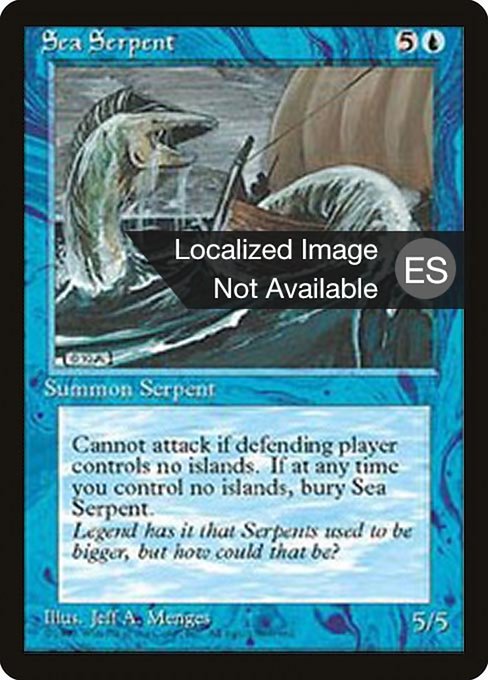 Sea Serpent [Fourth Edition Foreign Black Border - 98]