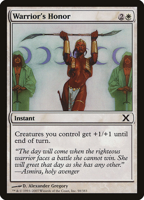 Warrior's Honor [Tenth Edition - 58]