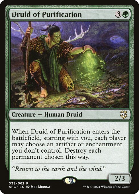 Druid of Purification [Forgotten Realms Commander - 39]