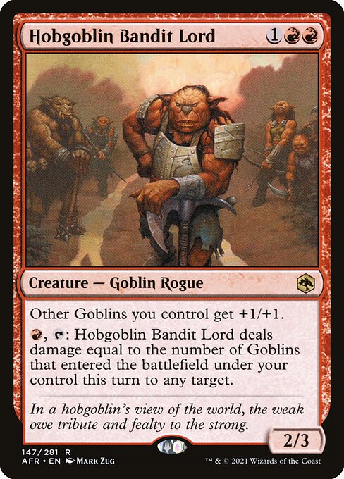 Hobgoblin Bandit Lord [Adventures in the Forgotten Realms - 147]