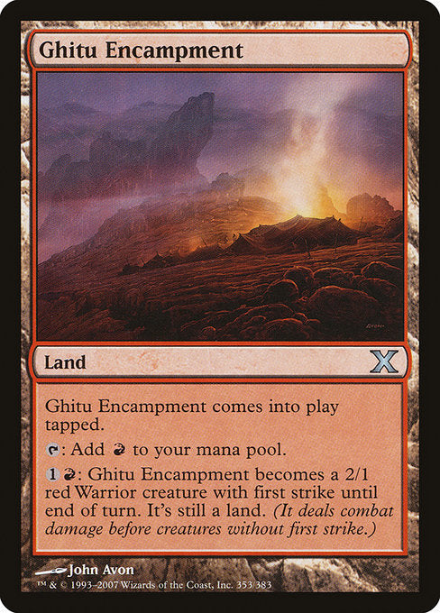 Ghitu Encampment [Tenth Edition - 353]