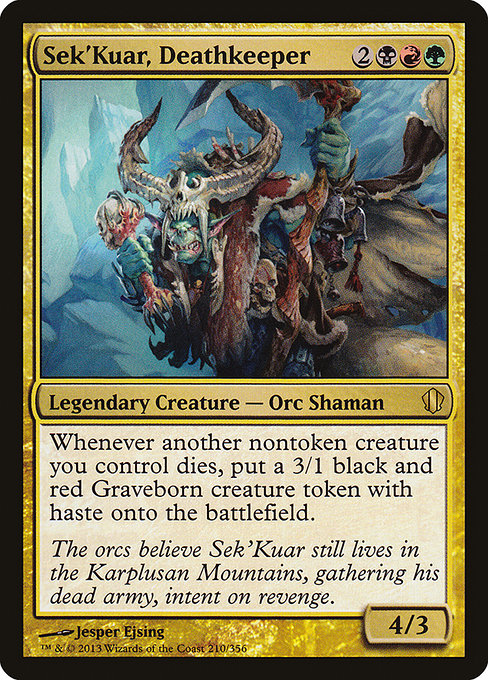 Sek'Kuar, Deathkeeper [Commander 2013 - 210]