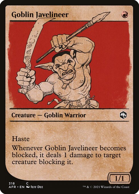 Goblin Javelineer [Adventures in the Forgotten Realms - 318]