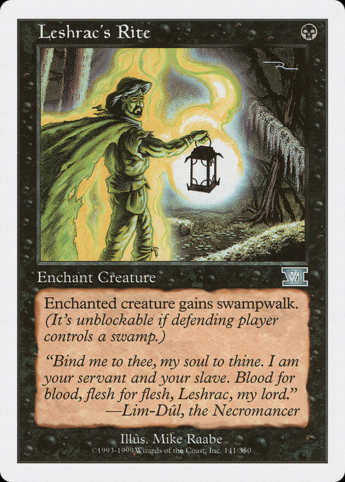 Leshrac's Rite [Classic Sixth Edition - 141]
