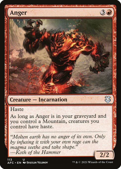 Anger [Forgotten Realms Commander - 113]