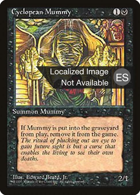 Cyclopean Mummy [Fourth Edition Foreign Black Border - 128]