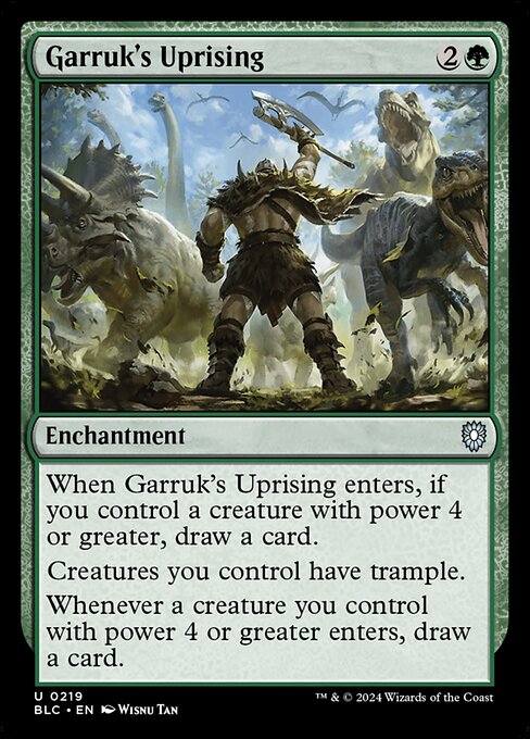 Garruk's Uprising [Bloomburrow Commander - 219]