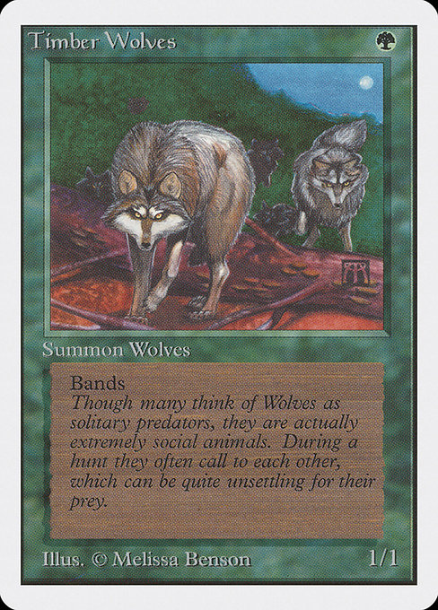 Timber Wolves [Unlimited Edition - 220]
