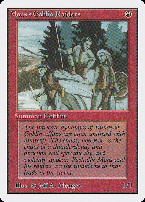 Mons's Goblin Raiders [Unlimited Edition - 165]