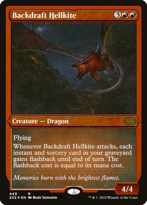 Backdraft Hellkite [Double Masters 2022 - 449]