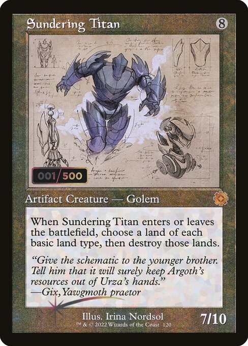 Sundering Titan [The Brothers' War Retro Artifacts - 120z]