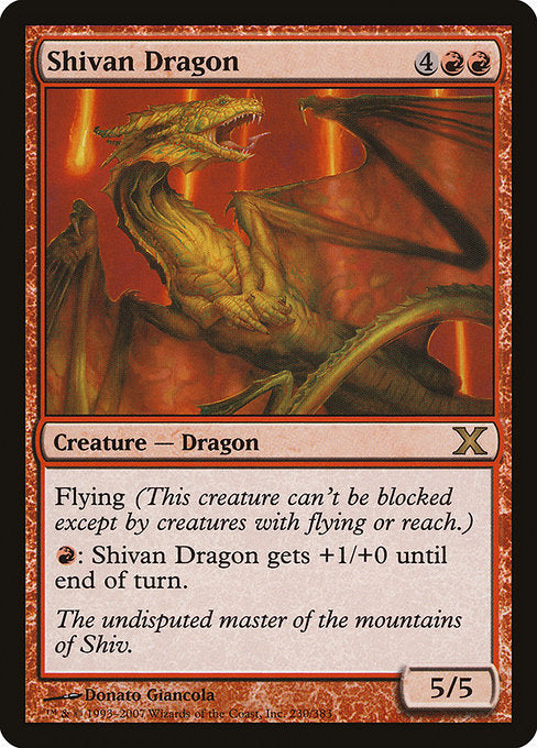 Shivan Dragon [Tenth Edition - 230]