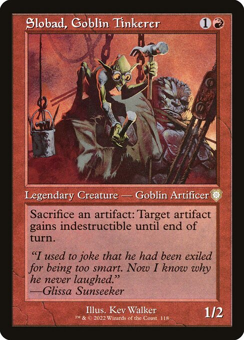 Slobad, Goblin Tinkerer [The Brothers' War Commander - 118]