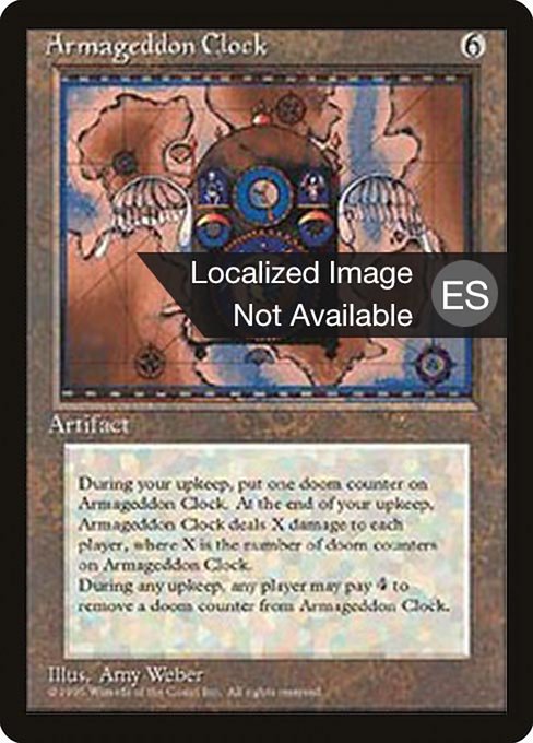Armageddon Clock [Fourth Edition Foreign Black Border - 295]