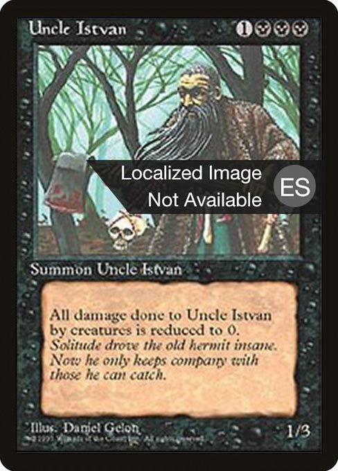 Uncle Istvan [Fourth Edition Foreign Black Border - 165]