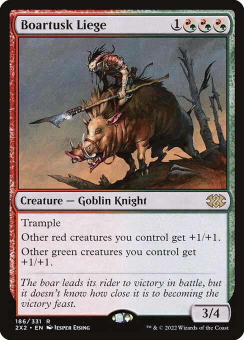 Boartusk Liege [Double Masters 2022 - 186]