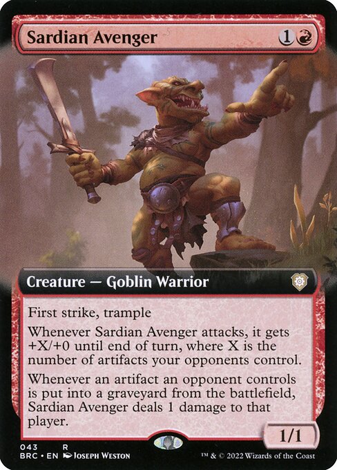 Sardian Avenger [The Brothers' War Commander - 43]