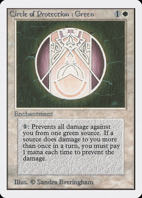 Circle of Protection: Green [Unlimited Edition - 12]