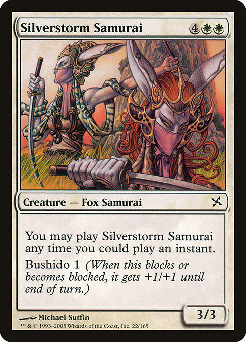 Silverstorm Samurai [Betrayers of Kamigawa - 22]