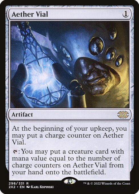 Aether Vial [Double Masters 2022 - 298]