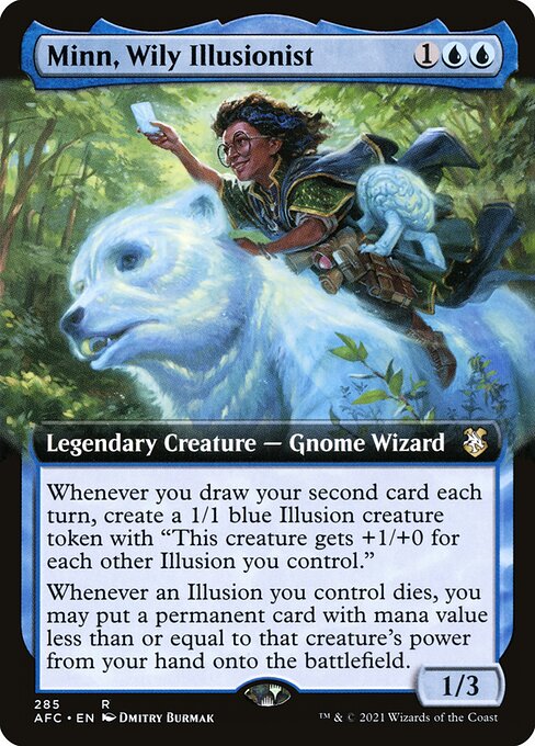 Minn, Wily Illusionist [Forgotten Realms Commander - 285]