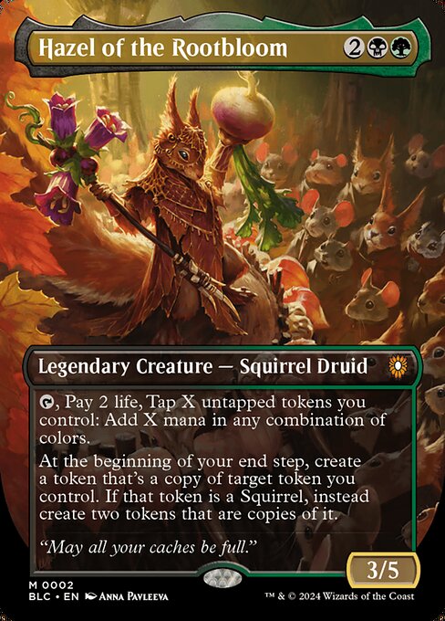 Hazel of the Rootbloom [Bloomburrow Commander - 2]