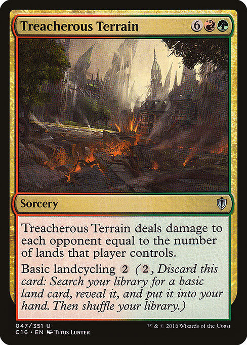 Treacherous Terrain [Commander 2016 - 47]
