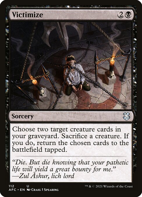Victimize [Forgotten Realms Commander - 112]