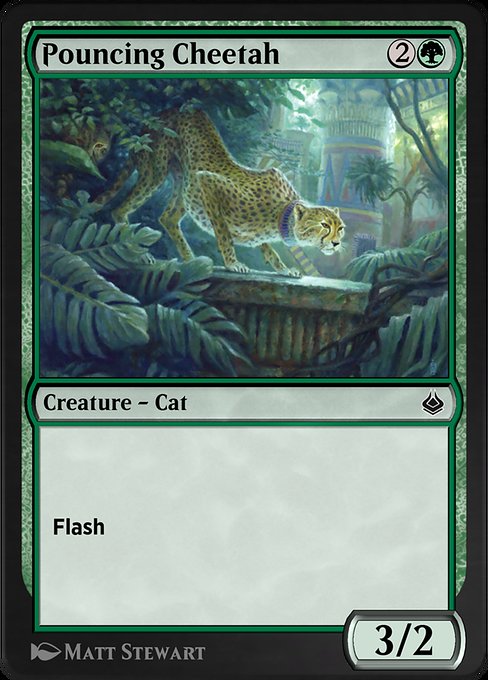 Pouncing Cheetah [Amonkhet Remastered - 207]